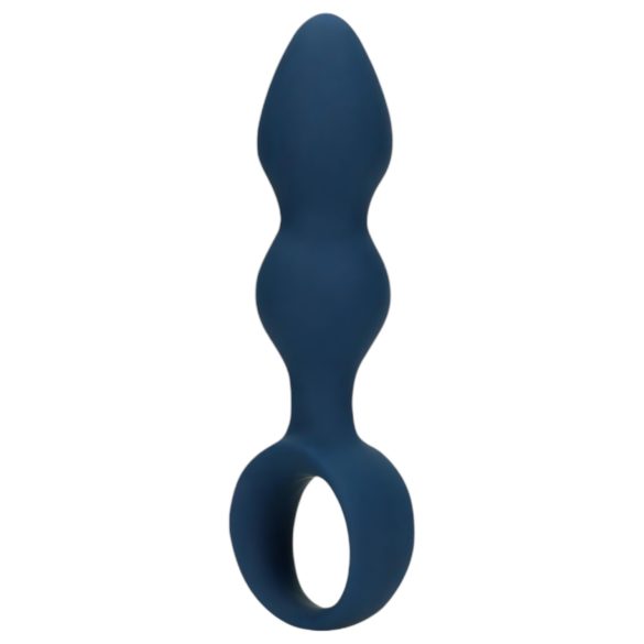 Loveline - plug anal con anillo - pequeño (azul)