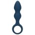 Loveline - Plug anal con anillo de agarre - pequeño (azul)