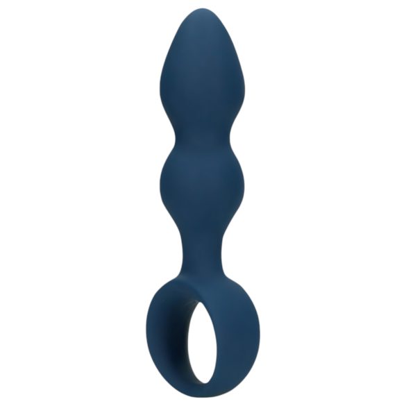 Loveline - dildo anal con anillo intermedio (azul)