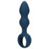 Loveline - dildo anal con anillo intermedio (azul)