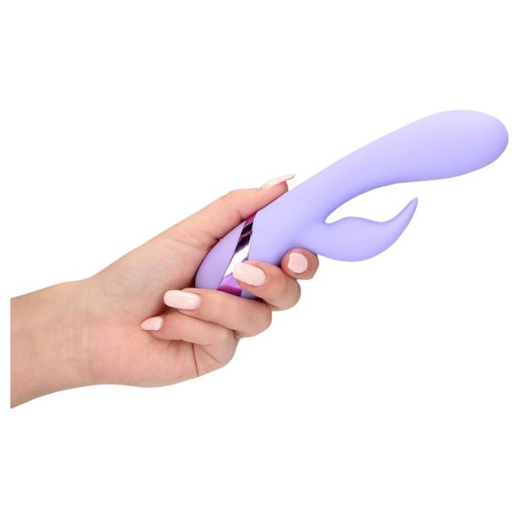 Loveline - vibrador conejito recargable para clítoris y punto G - silicona lila