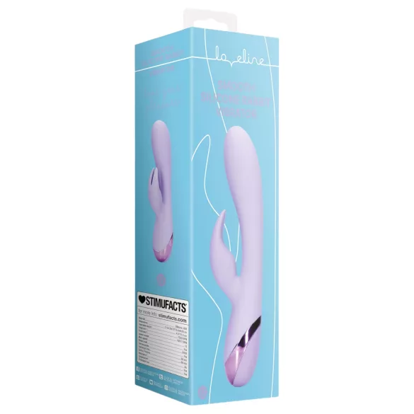 Loveline - vibrador conejito recargable para clítoris y punto G - silicona lila