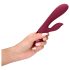 Loveline - vibrador con brazo para clítoris (rojo)