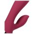 Loveline - vibrador con brazo para clítoris (rojo)