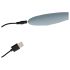 Loveline - vibrador recargable para punto G (gris)