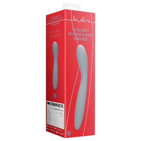 Loveline - vibrador punto G recargable - silicona gris