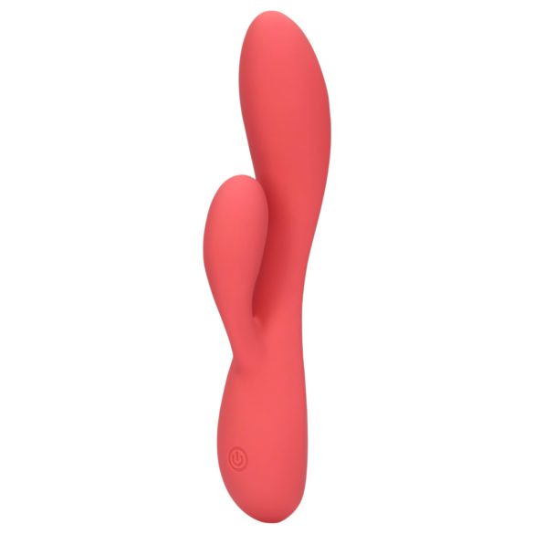 Loveline - vibrador con estimulador de clítoris recargable e impermeable - rosa
