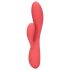 Loveline - vibrador impermeable recargable con estimulador (rosa)