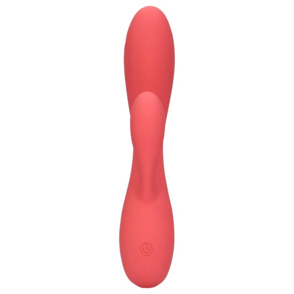 Loveline - vibrador con estimulador de clítoris recargable e impermeable - rosa