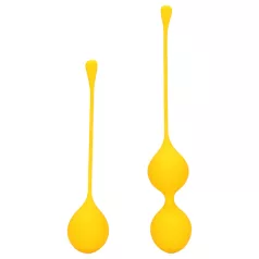   Loveline - bolas chinas de silicona - set de 2 piezas - amarillo