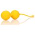 Loveline - set de bolas de geisha de silicona - 2 piezas (amarillo)