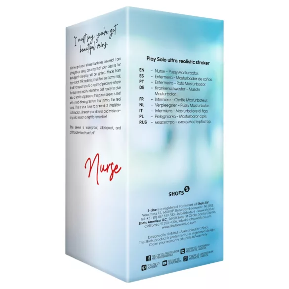 S-Line Nurse - vagina artificial realista (bronceada)