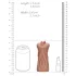 S-Line Nurse - vagina artificial realista (bronceada)