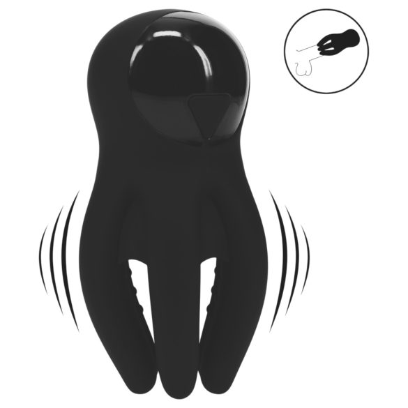 Levelz - vibrador de bellota digital (negro)