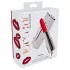 Loveline Angel - vibrador con forma de pintalabios con 4 accesorios (rosa)