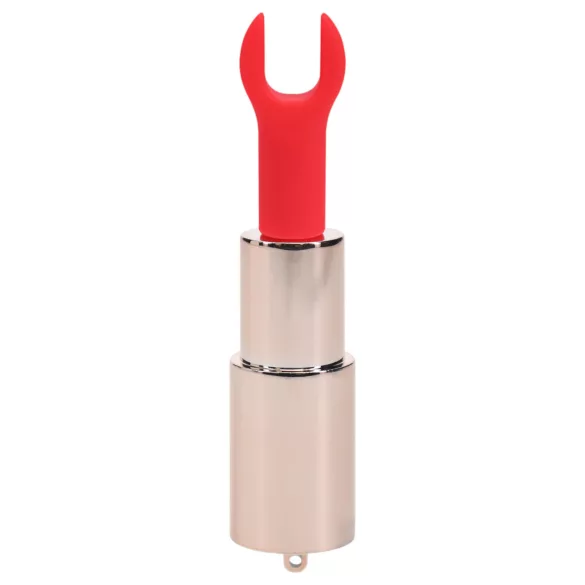 Loveline Angel - vibrador con forma de pintalabios con 4 accesorios (rosa)