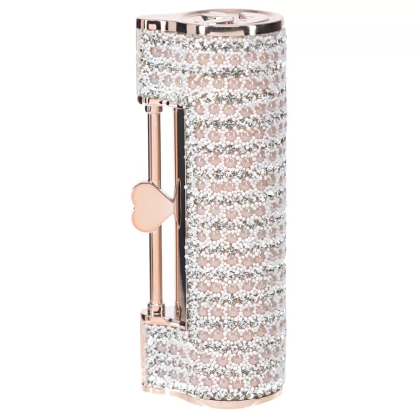 Loveline Angel - vibrador con forma de pintalabios con 4 accesorios (rosa)