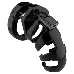 ManCage Modelo 02 - jaula para pene (negra) - 9 cm