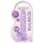 REALROCK - dildo realista transparente lila (17cm)