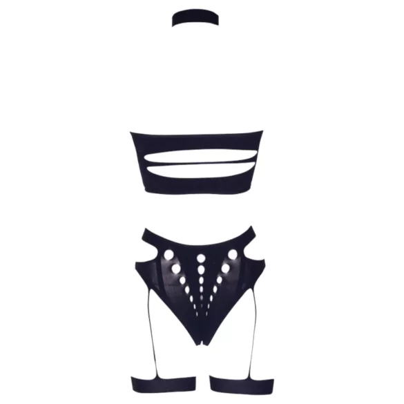 Le Désir - conjunto lencería sexy talla grande - negro (XL-4XL)