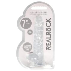 REALROCK - dildo realista transparente (17cm)