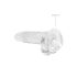 REALROCK - Dildo realista transparente - 17 cm