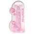 REALROCK - realista dildo transparente - rosa (19cm)