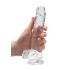 REALROCK - dildo transparente realista (19cm)