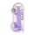 REALROCK - dildo realista transparente - lila (22cm)