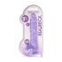 REALROCK - consolador transparente realista - morado (22 cm)