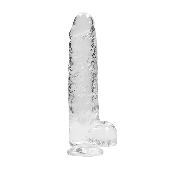 RealRock - consolador realista transparente - 22 cm
