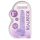 REALROCK - dildo realista transparente - morado (15 cm)