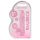 REALROCK - dildo transparente realista - rosa (15 cm)