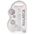 REALROCK - Consolador transparente realista - transparente (15 cm)