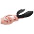 Alexios - Vibrador con mariposa y brazo para clítoris (negro)