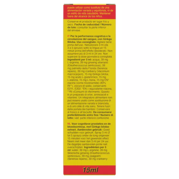 Herbal Rush - suplemento estimulante - gotas orales - 15 ml