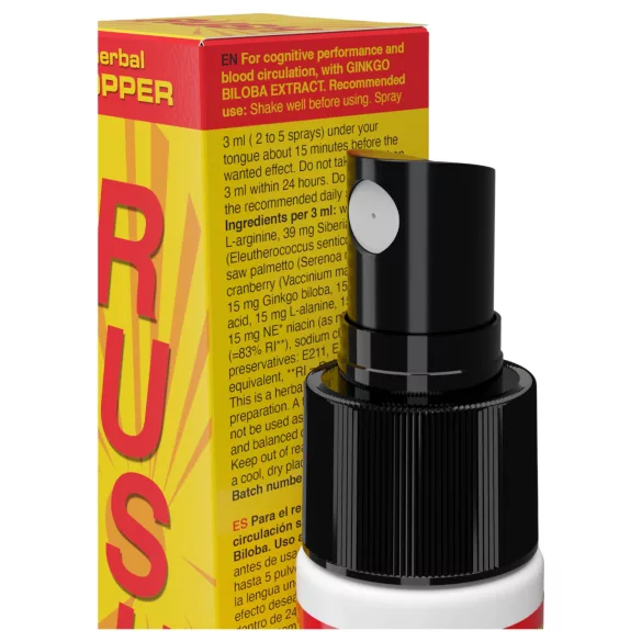 Herbal Rush - suplemento estimulante - gotas orales - 15 ml