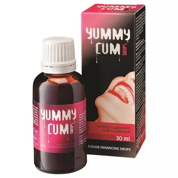 Yummy Cum Drops - suplemento alimenticio para hombres - gotas 30ml