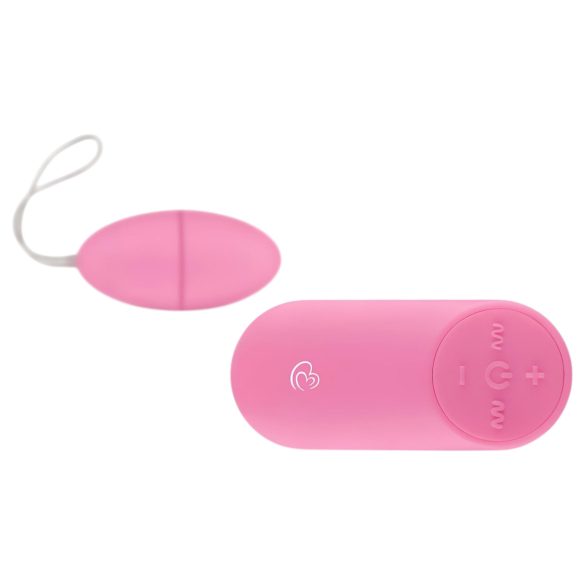 Easytoys - huevo vibrador inalámbrico 7 ritmos silicona rosa