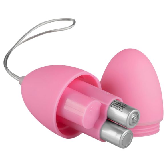 Easytoys - huevo vibrador inalámbrico 7 ritmos silicona rosa