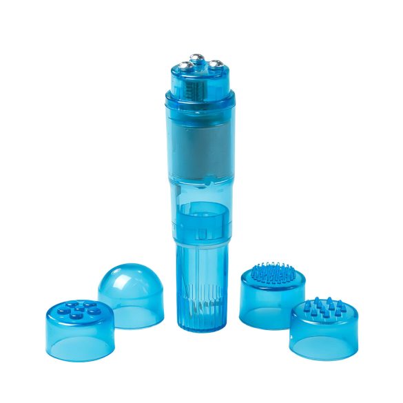 Conjunto vibrador Easytoys Pocket Rocket azul (5 piezas)