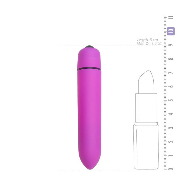 Easytoys - mini vibrador impermeable - bala vibratoria lila