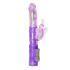 Easytoys Butterfly - vibrador rotativo empuje (lila)