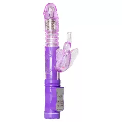   Easytoys Butterfly - vibrador rotador y penetrador - silicona lila