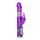 Easytoys Conejito - Vibrador lila con perlas giratorias y estimulador de clítoris