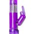 Easytoys Conejito - Vibrador lila con perlas giratorias y estimulador de clítoris