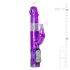 Easytoys Conejito - Vibrador lila con perlas giratorias y estimulador de clítoris