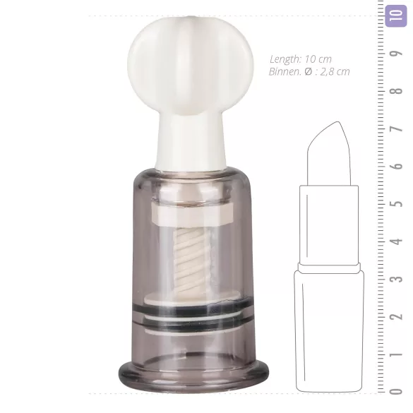 Easytoys - bomba succionadora de pezones pequeña 2 unidades