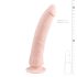 Easytoys - Consolador con ventosa de silicona 100% (21cm) - color natural