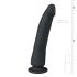 Easytoys - Dildo de silicona con ventosa (21 cm) - negro